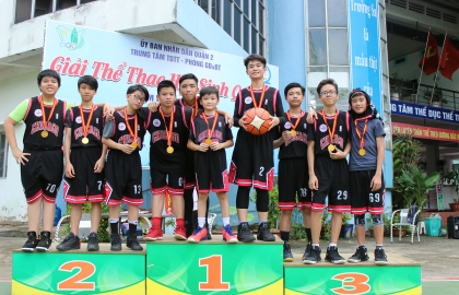 HORIZON VÔ ĐỊCH GIẢI BÓNG RỔ HỌC SINH QUẬN 2